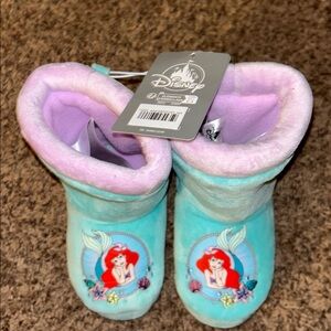 Ariel Slippers for Kids – The Little Mermaid NWT Disney Store